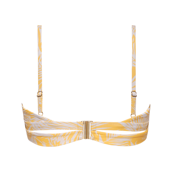 Beachlife Twist Bikinitop Palm Glow