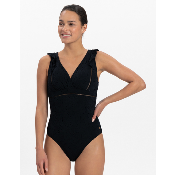 Beachlife Black Embroidery Badpak