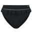 Beachlife Black Embroidery High Waist Bikinibroekje