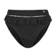 Beachlife Black Embroidery High Waist Bikinibroekje