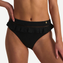 Beachlife Black Embroidery High Waist Bikinibroekje