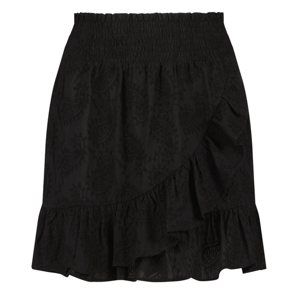 Black Embroidery Rok