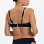 Beachlife Black Swirl Bandeau Bikinitop