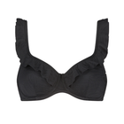 Black Swirl Beugel Bikinitop