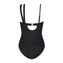 Beachlife Black Swirl One Shoulder Badpak