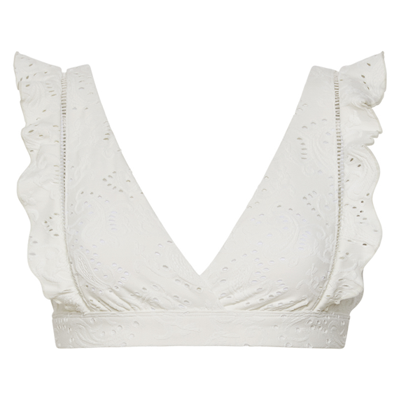 Blanc De Blanc Bralette Bikinitop