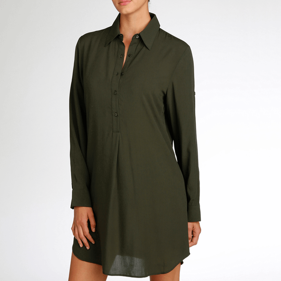 Marie Jo Swim Nikita Francoise Lange Blouse Palm Tree