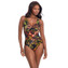 Miraclesuit Botanico Crossover Badeanzug Black