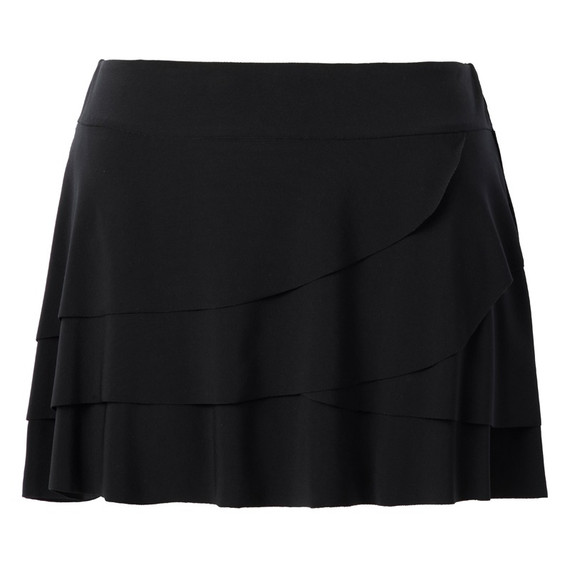 Miraclesuit Bottom Layered Ruffle Skirt Broekje Black