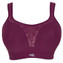 Panache Sport Boundless Voorgevormde Sport BH Zonder Beugels Berry Chalk