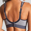 Panache Boundless Voorgevormde sport BH Zonder Beugels Charcoal Marl
