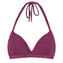 Beachlife Bright Plum Padded Triangle Bikinitop Plum