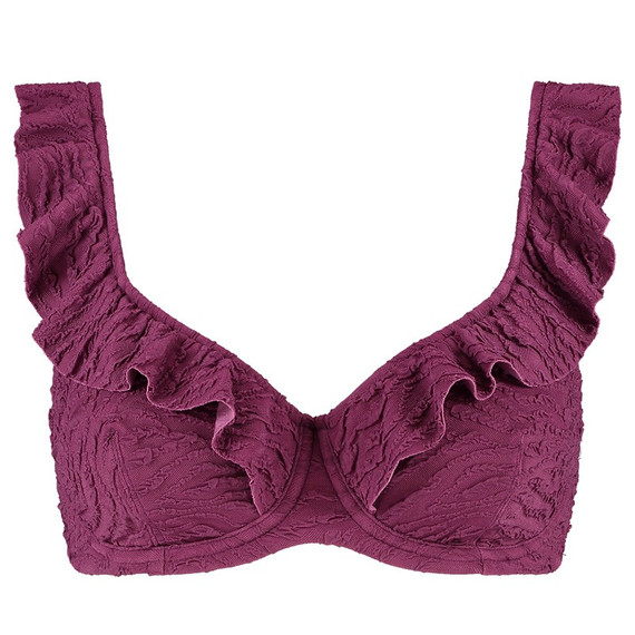 Beachlife Bright Plum Beugel Bikinitop Plum