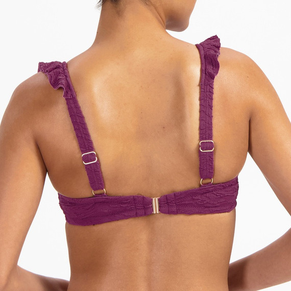 Beachlife Bright Plum Beugel Bikinitop Plum