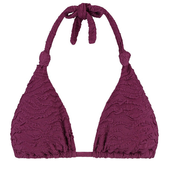 Beachlife Bright Plum Triangle Bikinitop Plum