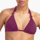 Bright Plum Triangle Bikinitop