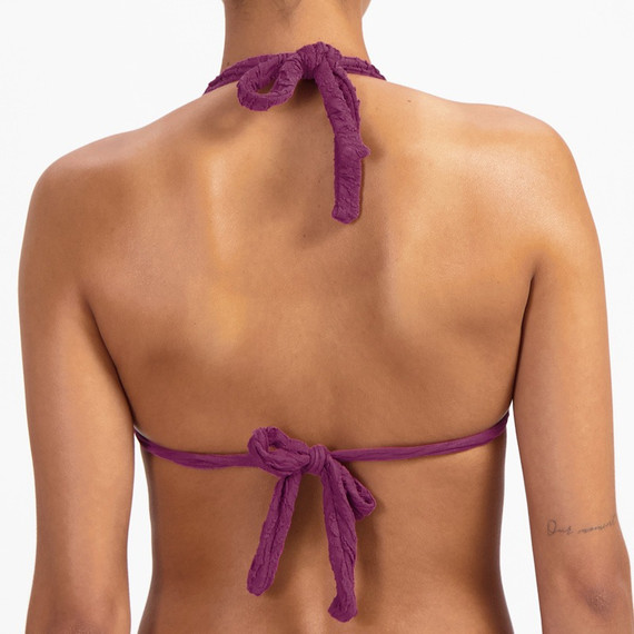 Beachlife Bright Plum Triangle Bikinitop Plum