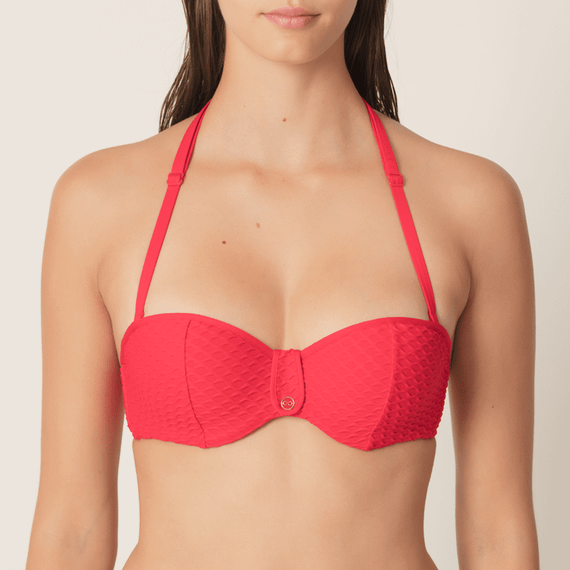 Marie Jo Swim Brigitte Strapless Bikinitop True Red