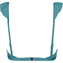 Brittany Blue Plunge Bikinitop