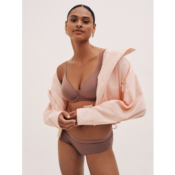 Marie Jo Louie Voorgevormde BH Zonder Beugels Satin Taupe
