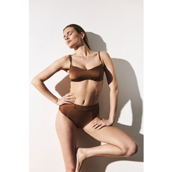 Marie Jo Swim Hello Sunset Hoog Bikinibroekje Sepia