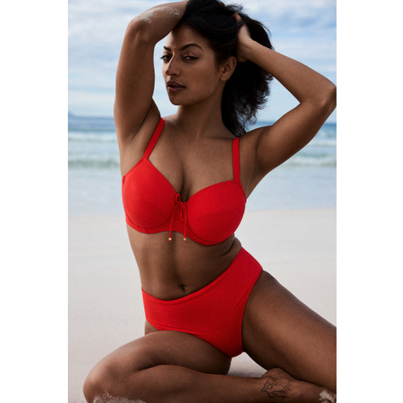 Primadonna Swim Aswan Hohe Bikini Hose Fiesta Red