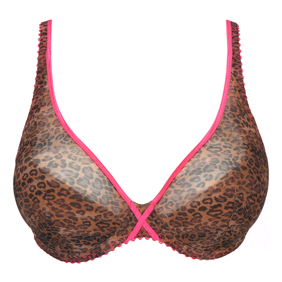 PrimaDonna Twist Cafe Plume Bralette Cheetah