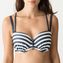 PrimaDonna Swim California Voorgevormde Strapless Bikinitop Blue Legend