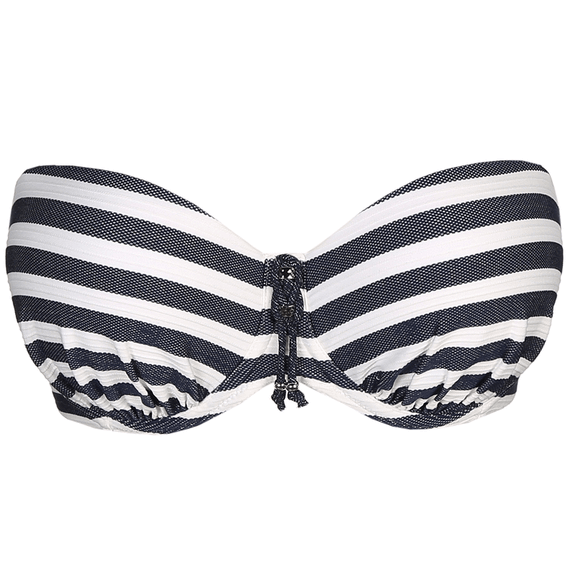 PrimaDonna Swim California Voorgevormde Strapless Bikinitop Blue Legend