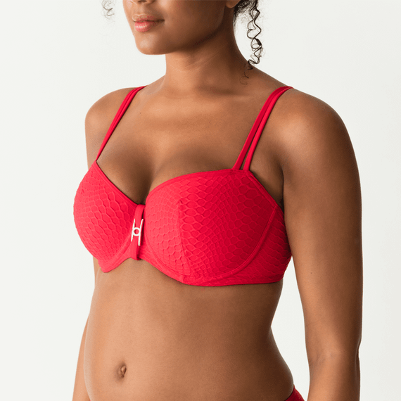 PrimaDonna Swim Canyon Voorgevormde Balconette Bikinitop True Red