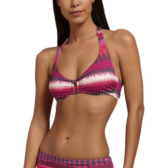 Cyell Cap Ferrat Halter Bikinitop Print