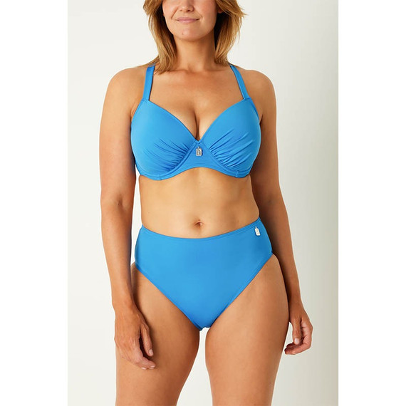 Annadiva Swim Capri Hohe Bikini Hose Cornflower