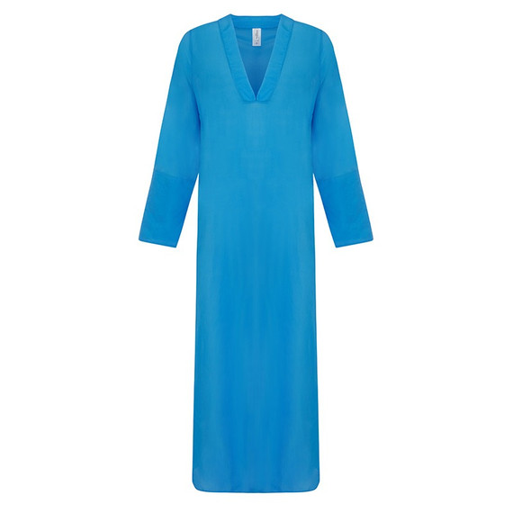 Annadiva Swim Capri Kaftan Cornflower