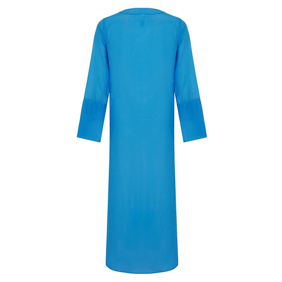 Annadiva Swim Capri Kaftan Cornflower