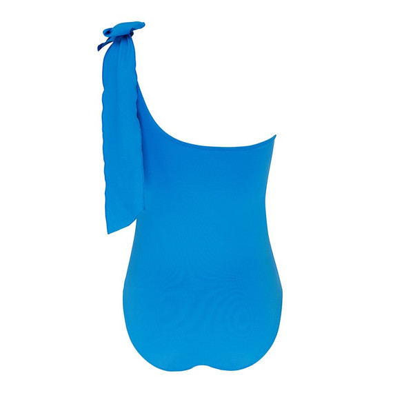 Annadiva Swim Capri One Shoulder Badpak Cornflower