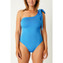Annadiva Swim Capri One Shoulder Badpak Cornflower