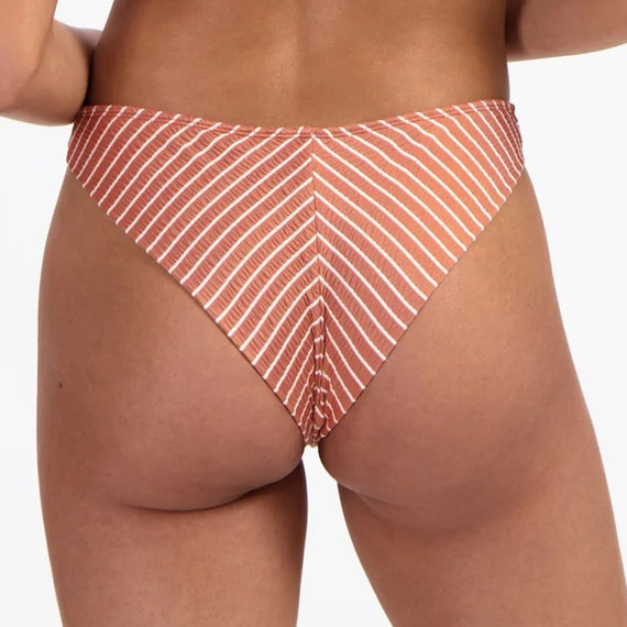 Beachlife Caramel Stripe Brazilian Bikini Hose