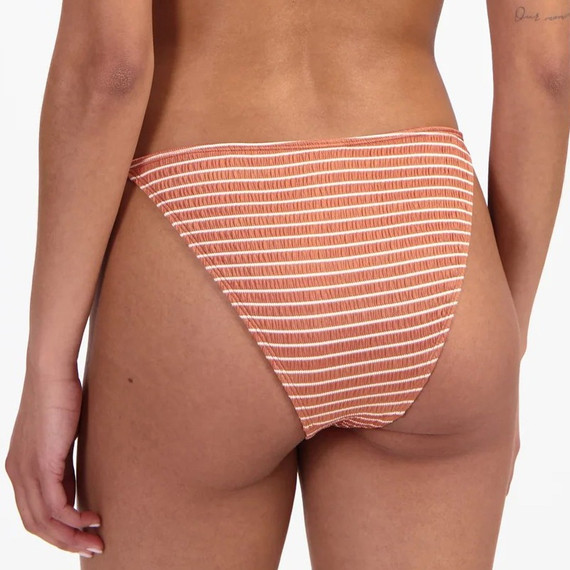 Beachlife Caramel Stripe Bikini Hose mit Seitlichen Bändern