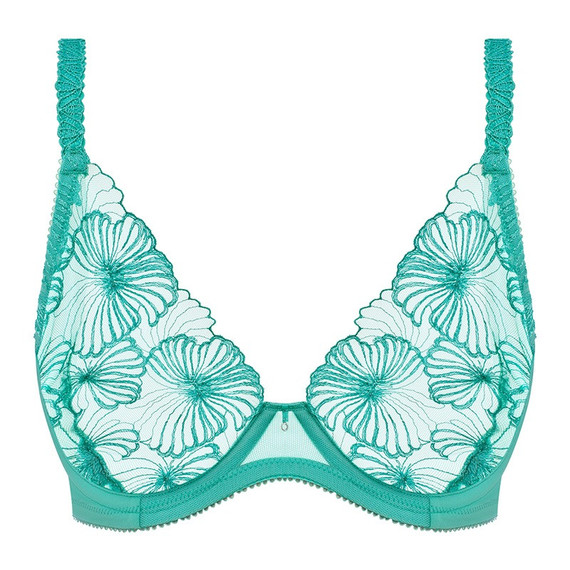 Wacoal Cateline Plunge BH Light Turquoise
