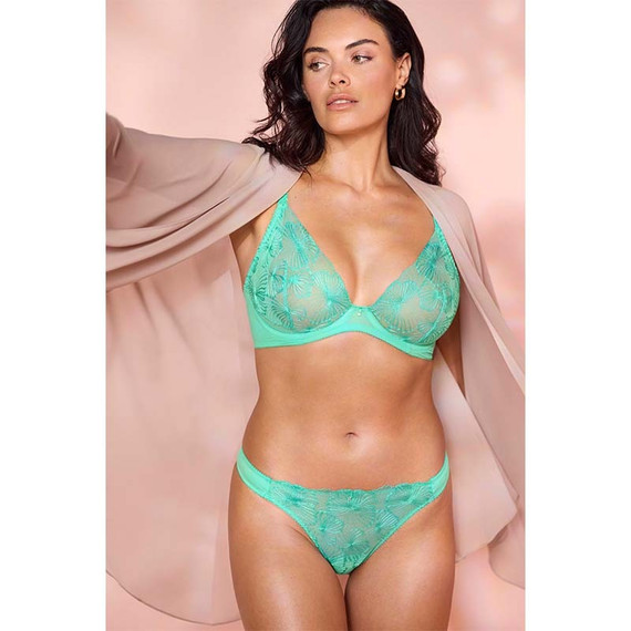 Wacoal Cateline Plunge BH Light Turquoise