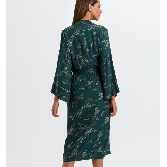 Hanro Celia Bademantel Kelp Garden Print