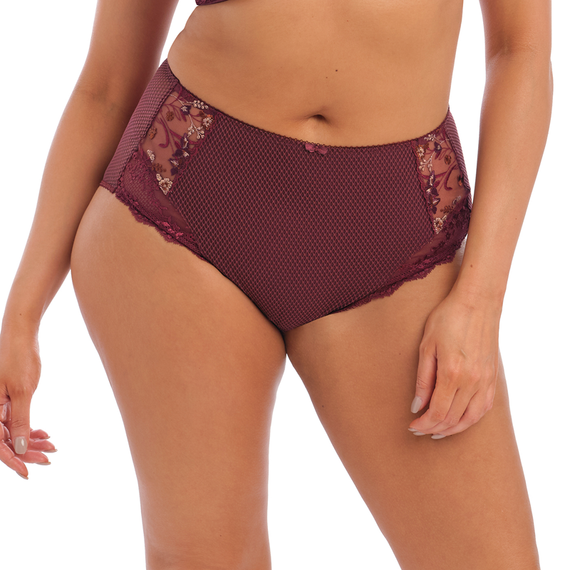Elomi Charley Hoge Slip Aubergine