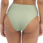 Freya Bademode Check In Hohe Bikini Hose Khaki