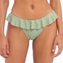 Freya Badmode Check In Laag Bikinibroekje Khaki