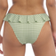 Freya Badmode Check In Laag Bikinibroekje Khaki