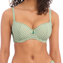 Freya Bademode Check In Padded Bikinitop Khaki
