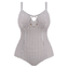 Elomi Swim Checkmate Beugelloos Badpak Grey Marl