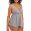 Elomi Swim Checkmate Beugelloze Tankinitop Grey Marl
