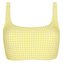 Annadiva Swim Checky Bralette Bikini Oberteil Citron