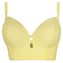 Annadiva Swim Checky Longline Bikinitop Citron